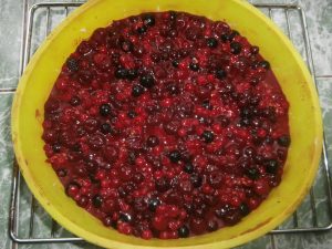 открытый пирог с ягодой