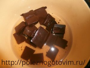 шоколадный десерт