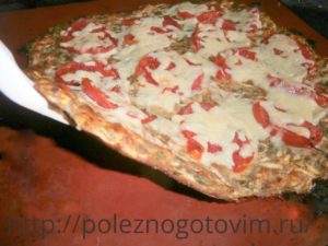 кабачковая пицца