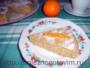 Миниатюра к статье Манный пирог с апельсином