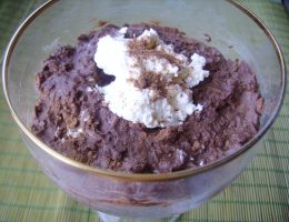 Миниатюра к статье Шоколадный десерт из творога с кокосовой стружкой