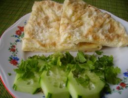 Миниатюра к статье Ёка – бесподобная  закуска из лаваша с сырным омлетом
