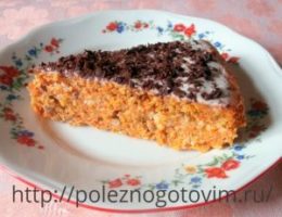 Миниатюра к статье Потрясающий низкокалорийный торт из моркови «Ешь и худей»!