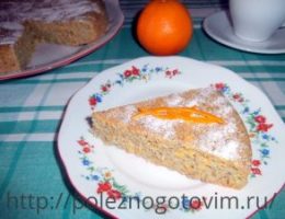 Миниатюра к статье Манный пирог с апельсином