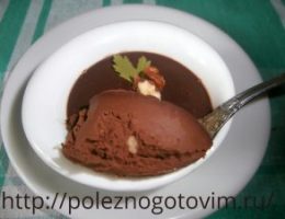 Миниатюра к статье Шоколадный крем Шантильи –  простой и быстрый десерт