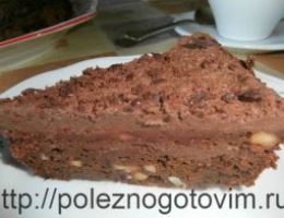 Миниатюра к статье Шоколадный торт из свеклы